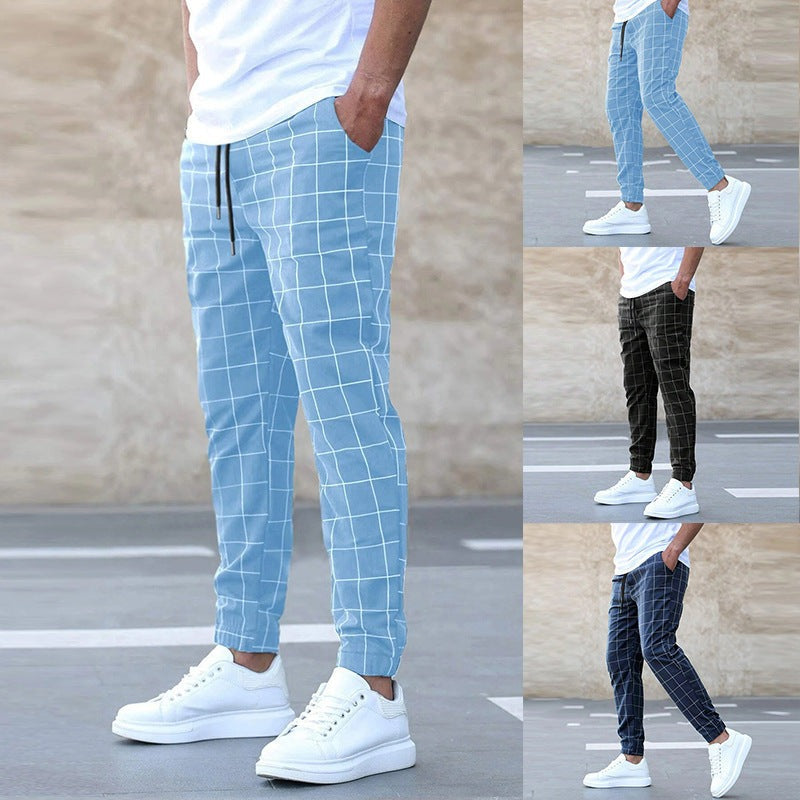VARELLO™ | Jogger a quadri eleganti
