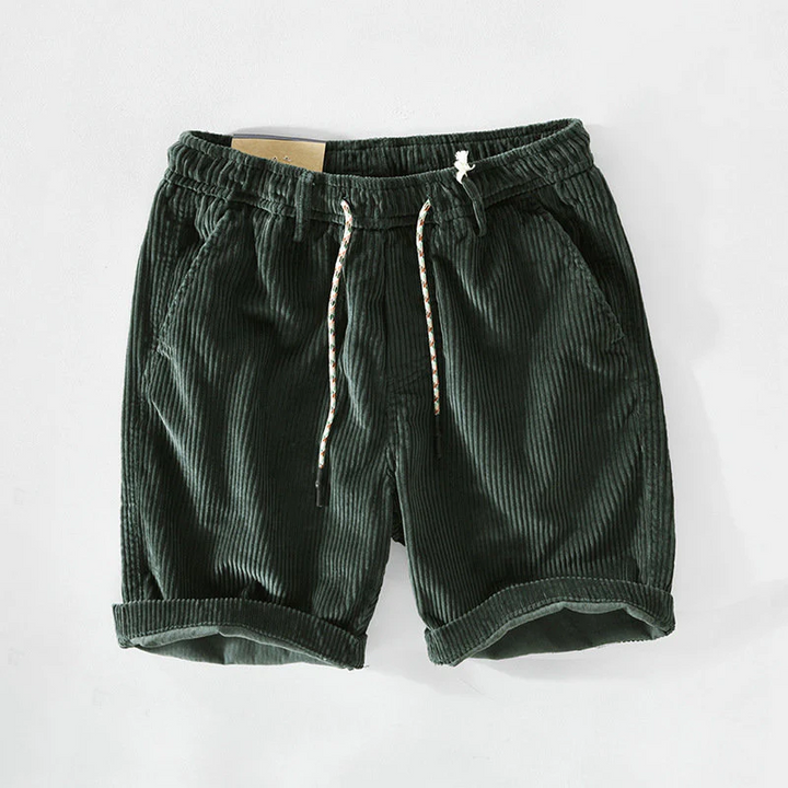 URBANO - PANTALONCINI IN VELLUTO A COSTE DI COTONE - BOZZI MILANO