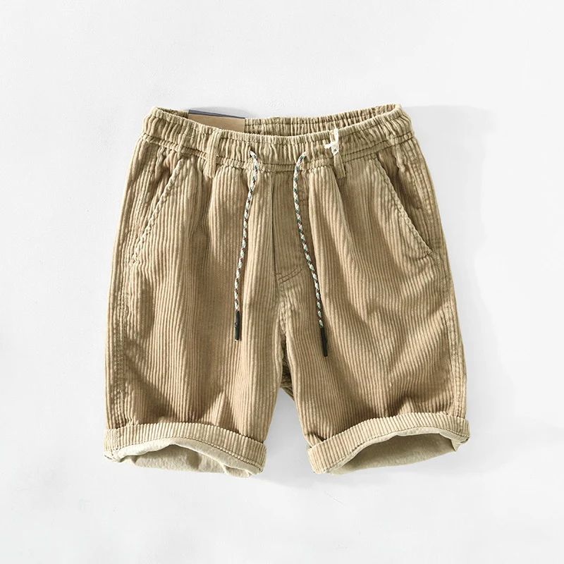 URBANO - PANTALONCINI IN VELLUTO A COSTE DI COTONE - BOZZI MILANO