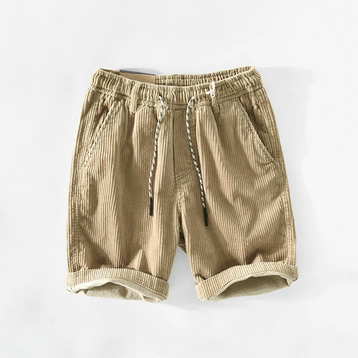 URBANO - PANTALONCINI IN VELLUTO A COSTE DI COTONE - BOZZI MILANO