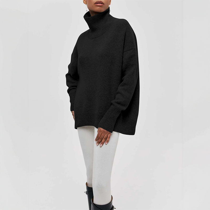 Amelia - Maglione dolcevita a maglia