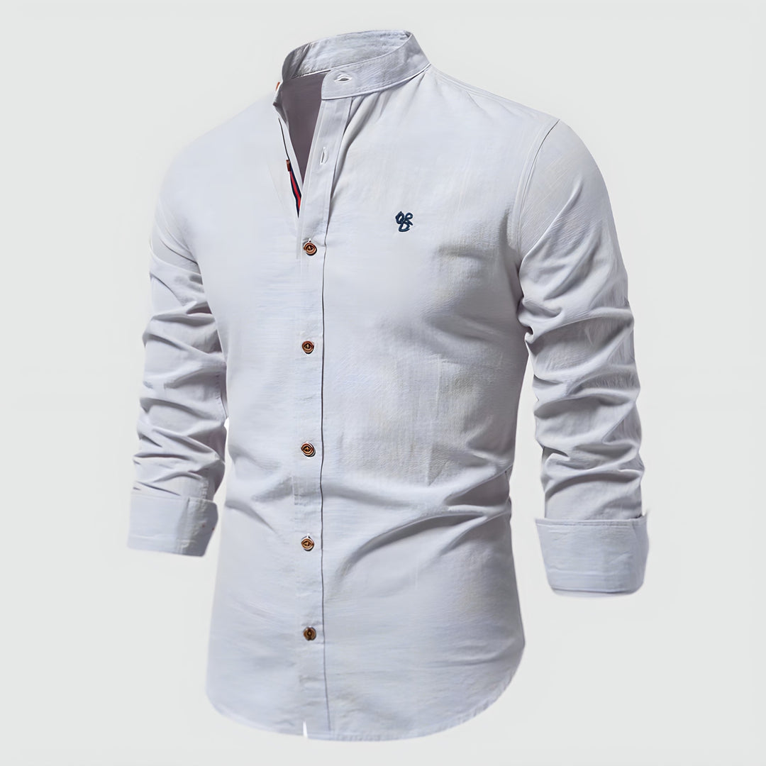VIRTUOSO: CAMICIA CLASSICA IN LINO - BOZZI MILANO