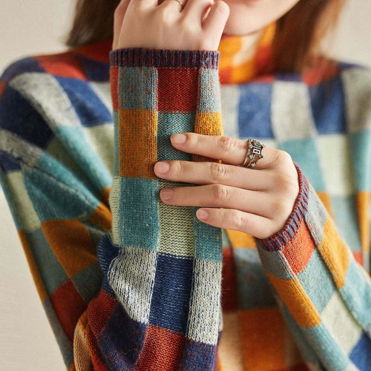 DOLCEVITA PATCHWORK IN CASHMERE COUTURE - BOZZI MILANO