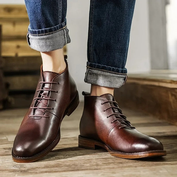 Vallini Firenze – Stivaletti Chukka in Pelle
