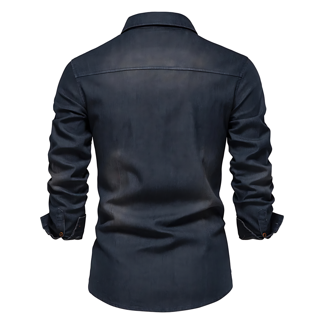 Vallini-Camicia in denim