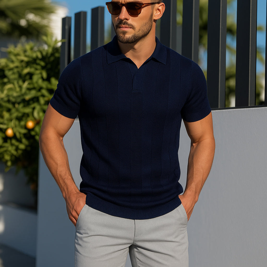 Tessaro – Polo in maglia a coste