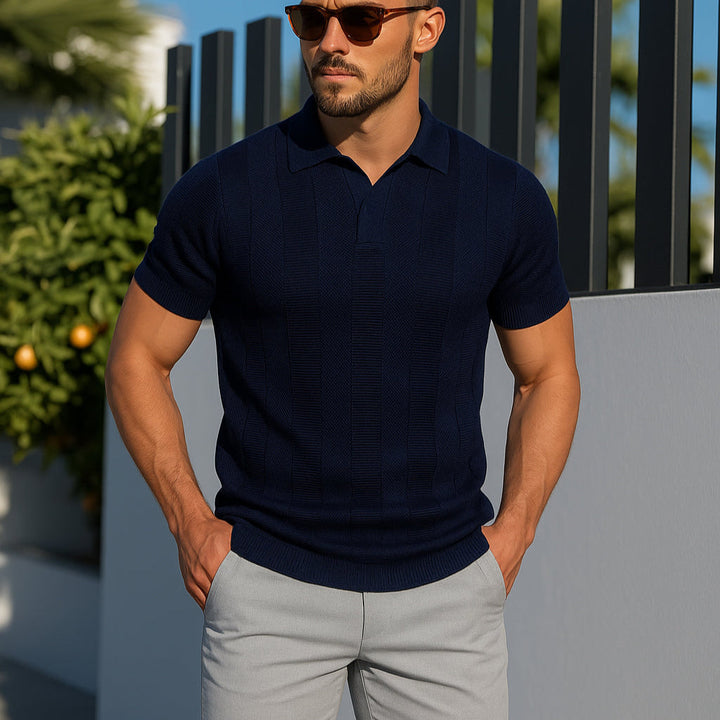 Tessaro – Polo in maglia a coste