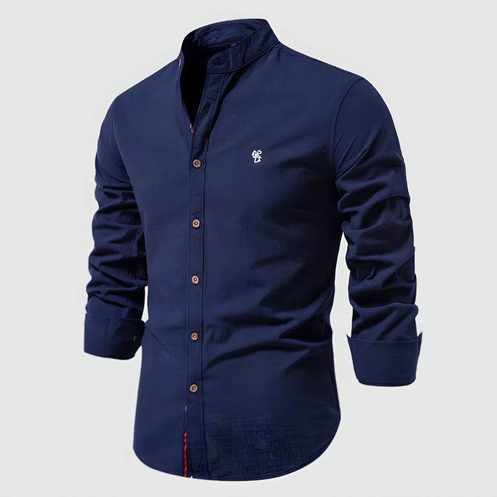 VIRTUOSO: CAMICIA CLASSICA IN LINO - BOZZI MILANO