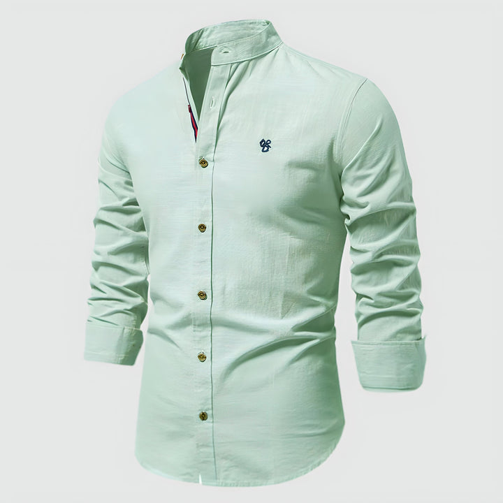 VIRTUOSO: CAMICIA CLASSICA IN LINO - BOZZI MILANO