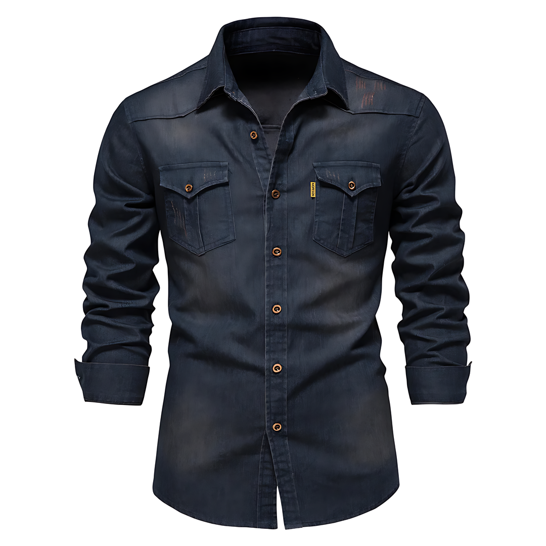 Vallini-Camicia in denim