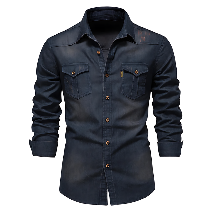 Vallini-Camicia in denim