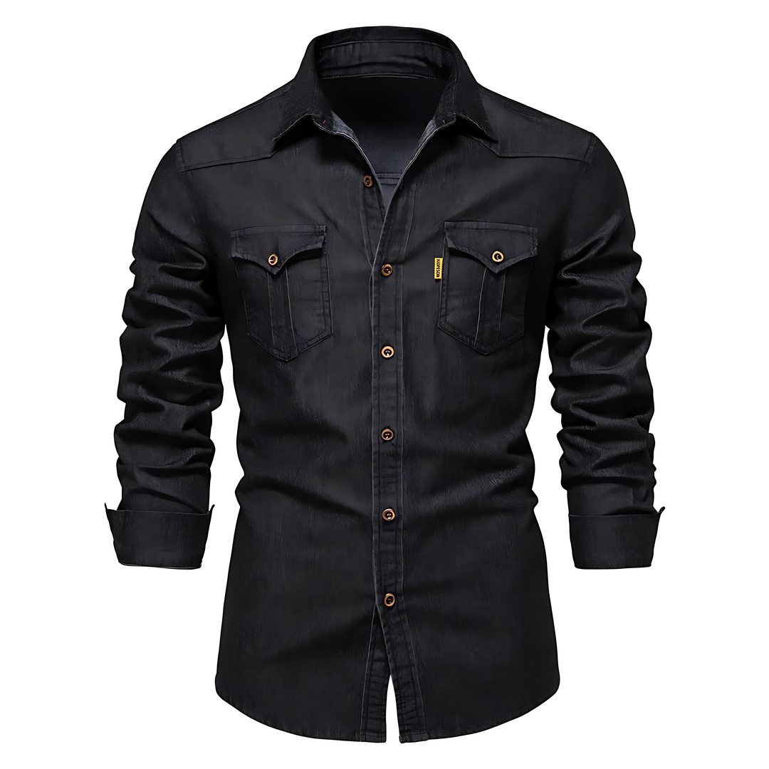 Vallini-Camicia in denim