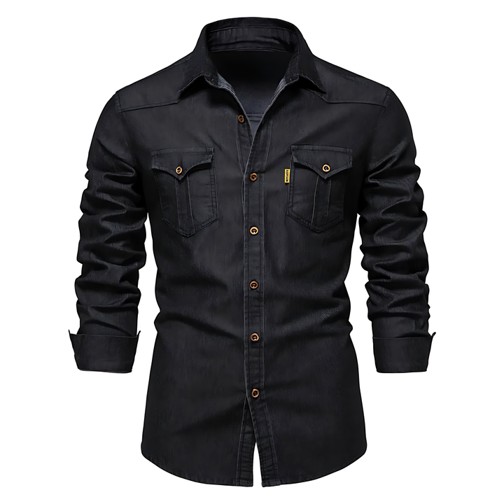 Vallini-Camicia in denim
