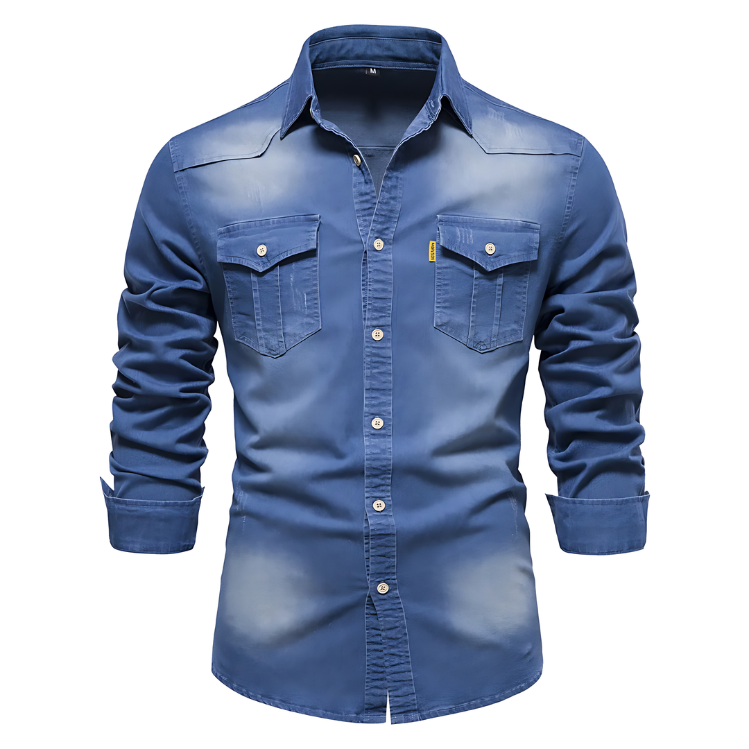 Vallini-Camicia in denim