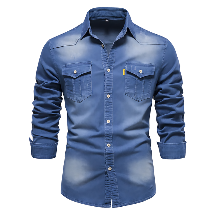 Vallini-Camicia in denim