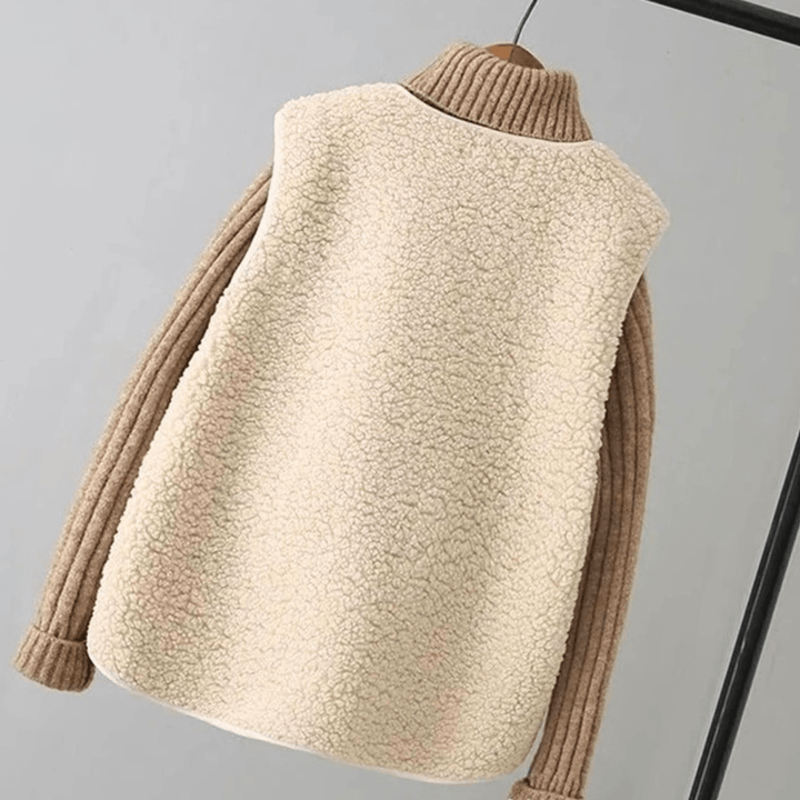 Aurora Lana – Gilet in Sherpa Morbido