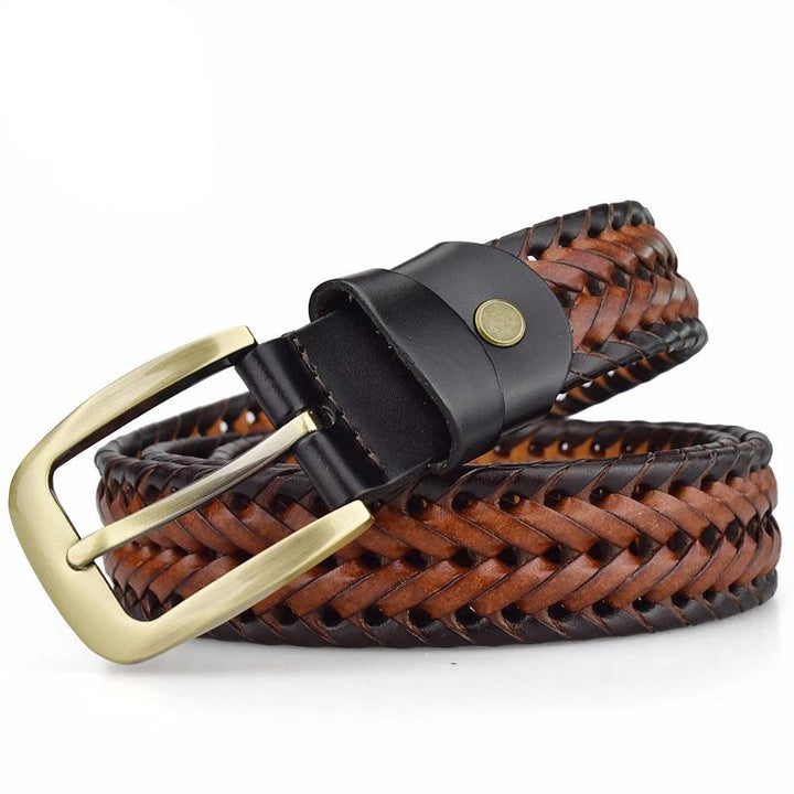 Zorrato - Cintura in pelle intrecciata - BOZZI MILANO