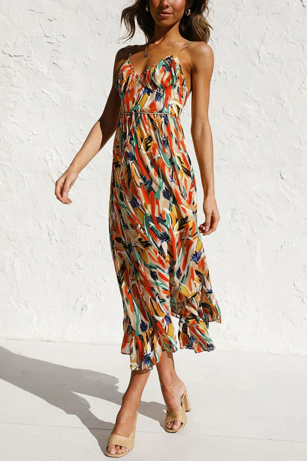 AMELIA™ : MAXI ABITO ESTIVO COLORATO - BOZZI MILANO